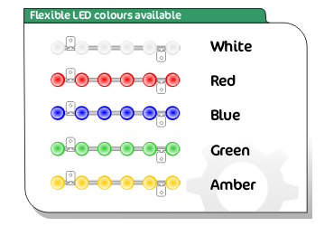 flexible led strips colour