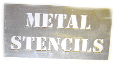 picture of a metal stencil