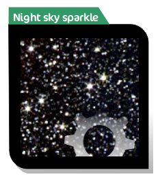 night sky sparkle effect acrylic sheet